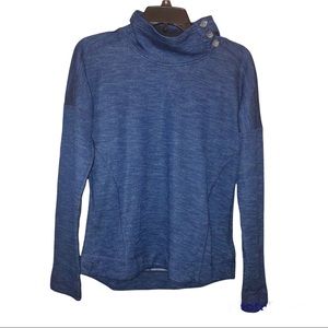 Marmot Blue Cowl Neck Sweater